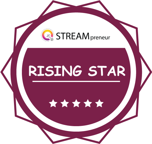 RISING-STAR badge